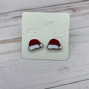 Santa hat Earrings